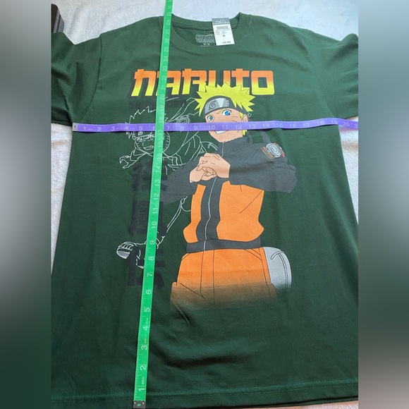 Naruto Shippuden Shirt Men’s Sz M Green Anime Graphic T-Shirt Rue21 $22.99 - Picture 4 of 4